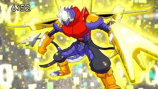 Xros Up Arresterdramon (Sparrowmon)